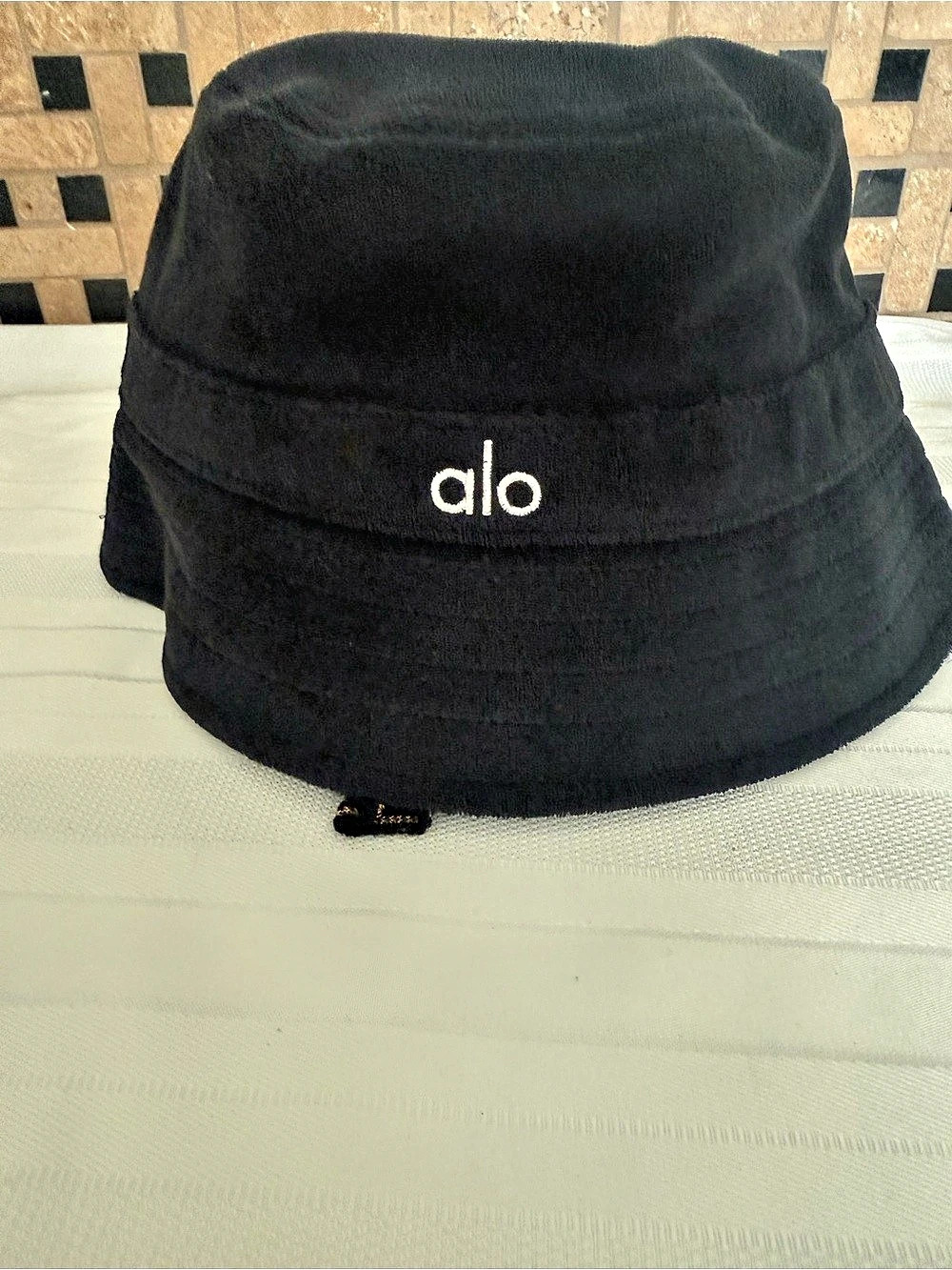 NWOT AOL Bucket Hat in Black Like New